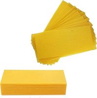 Feuilles de cire d'abeille 100% naturelle, qualité pure, gamme de tailles Lusitana, pour apiculteurs, cire d'abeille en nid d'abeille
