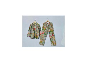 ชุดนอนผ้าฝ้ายแสนสวยใส่สบายชุด PJ ทำด้วยมือแบบอินเดียชุดใส่กลางคืนของผู้หญิงสไตล์โบฮีเมียนชุดผ้าฝ้ายสำหรับทุกเพศชุดนอนตัวยาว - Product Image 1