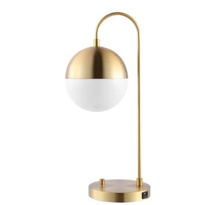 Lámpara de mesa clásica de Metal dorado, diseño moderno, cuerpo de cristal, cantidad a granel, sala de estar, dormitorio, Hotel, restaurante, decoración - Product Image 2