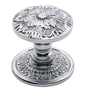 Perillas de puerta de mortaja de setas de latón de diseñador de lujo, manijas doradas pulidas para dormitorios, salas de estar y puertas principales - Product Image 2