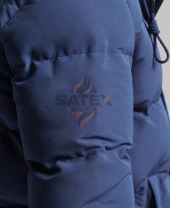 Chaqueta Acolchada para Hombre de Alta Calidad Personalizada al por Mayor, 100% Poliéster con Revestimiento Frontal, Impresión Personalizada, Ligera, con Cuello Alto - Product Image 6