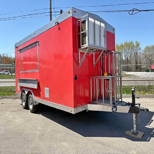 Truth Trending Street Food Cart Extérieur Mobile Entièrement Équipé Cuisine Mobile Remorque de restauration rapide Puces de bonbons en fibre de verre - Product Image 2