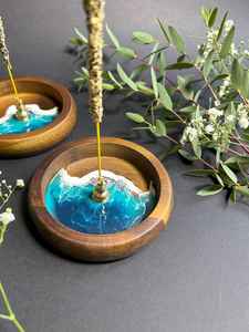 Quemador de Incienso Tradicional Indio de Madera y Resina, Hecho a Mano para Meditación, Pooja y Uso Religioso en el Hogar - Product Image 4