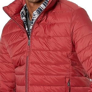 Veste matelassée brillante pour homme, nouvelle conception, hiver, rembourrage chaud, vente en gros, bomber à bulles respirant - Product Image 4