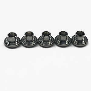 Rivet semi-tubulaire en acier inoxydable à tête plate, décoratif, 2 mm, 3 mm, 4 mm, poli, pour le travail du cuir et le mobilier - Product Image 1