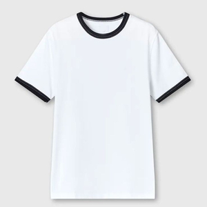 Camisetas Deportivas Extra Grandes para Hombre, Ligeras, de Secado Rápido, Manga Corta, Cuello Redondo, Corte Holgado, Estilo Ringer - Product Image 3