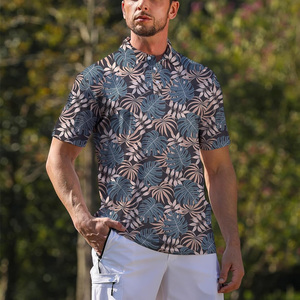 Men's Casual Short Sleeve for Shirts Compressed Breathable 3D Pattern Plus Size OEM Logo Custom Print Eco-Friendly Fashion - Product Image 2