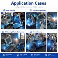 Cobot de Soldadura por Arco Colaborativo de Alta Precisión, Soldador Robótico MIG de 6 Ejes para Soldadura de Estructuras Metálicas de Automóviles, Muebles y Otros