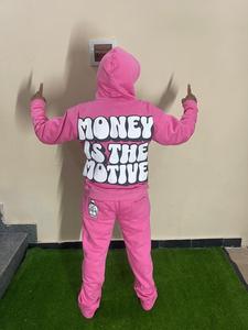 ชุดวอร์มปักลายสำหรับซักด้วยกรดซักเหงื่อเสื้อครอปสีดำปักโลโก้ออกแบบได้ตามต้องการ - Product Image 6