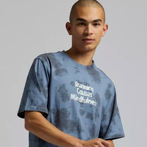 O-Neck Tie Dye Knit T-Shirt Léger 200 Grammes Tissé Coton/Fibre de Bambou Fitness Logo Solid Pattern Silk Screen Printing" - Product Image 5
