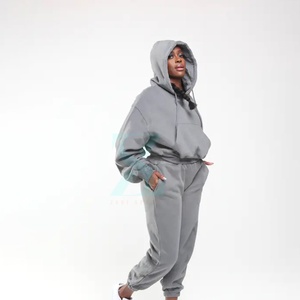 Chándales de invierno XXL Unisex con logotipo personalizado OEM, pantalones de chándal transpirables de talla grande para mujer, forro polar de secado rápido, precio al por mayor, gran oferta - Product Image 2