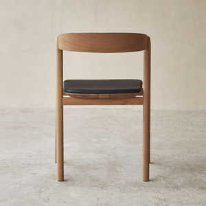 Chaise de salle à manger en teck de haute qualité, chaise de salle à manger moderne à dossier incurvé pour café, restaurant et usage domestique - Product Image 4