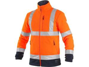 Chaqueta de Invierno de Alta Visibilidad para Hombre con Bolsillo con Cremallera en el Pecho Izquierdo y Cintas Reflectantes 3M con Proceso de Unión - Product Image 3