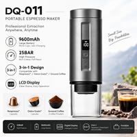 Mini machine à café avec mode de préparation 3-en-1, compatible avec les capsules NES DG, idéale pour la randonnée et les voyages, vente en gros directe d'usine OEM