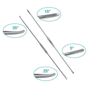 Instrument chirurgical Narham Enterprises : Extracteur double tête UBE, Extracteur périostal spinal, Extracteur à double canal Bess, Crochet nerveux pour endoscopie - Product Image 1