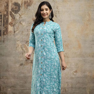 New Arrival Hand Crafted A-Line <b>Kurta</b> Set <b>For</b> <b>Women</b> Wedding Ethnic Dress <b>For</b> <b>Kurta</b> Set Casual Dress - Product Image 1