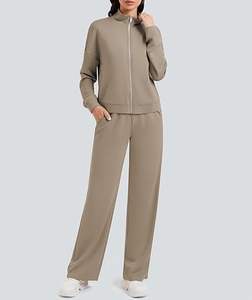 Conjuntos Deportivos de Otoño para Mujer, Diseño de Moda, 2 Piezas, Manga Larga, Casuales, Elegantes, Personalizados, para Correr - Product Image 6