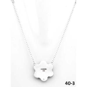 Collier artisanal du sud-ouest, objet culturel de collection, paon et dahlia en argent sterling - Product Image 4