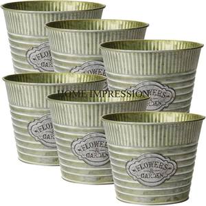 Rustic Galvanized <b>Planters</b> and Pots Top Selling Traditional Modern Indoor and Outdoor Flower <b>Planter</b> and Pot At Reasonable Price - Product Image 3