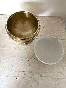 Simple Gold Cup Shaped Ice Bucket For Formal <b>Dining</b> <b>Table</b> Use Events Elegant Beverage Cooler Home Bar Tabletop Display - Product Image 4