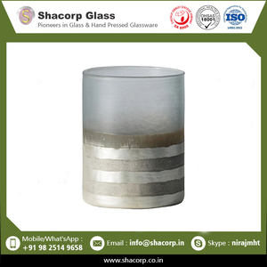 เชิงเทียนแก้วสีขุ่นสำหรับตกแต่งบ้าน - Product Image 2