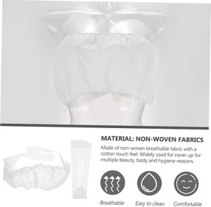 Womens Disposable Underwear for Travel Hospital Stays Nonwoven Disposable Panties <b>White</b> - Product Image 6