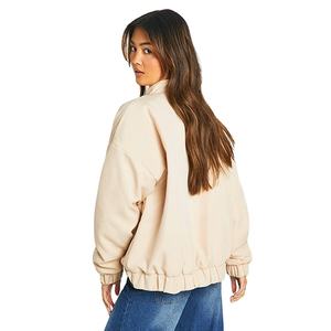 Vestes pour femmes streetwear unies, coupe classique, design personnalisé, prix usine, grandes tailles, vêtements décontractés d'hiver - Product Image 3