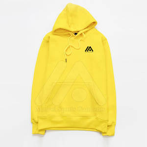 เสื้อฮู้ดลำลองของผู้ชายผลิตจากผ้าโพลีเอสเตอร์/ ผ้าฝ้ายพิมพ์โลโก้ตามสั่งสำหรับฤดูใบไม้ร่วง - Product Image 2