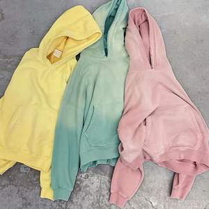 Fabricante Vintage Sun Faded No String Pocket Pullover Sudadera personalizada Heavyweight Stone Acid Washed Hoodie Hombres - Product Image 3