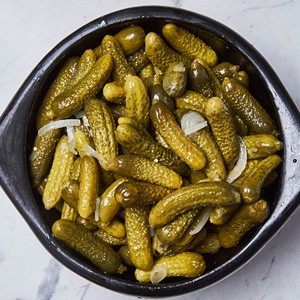 แตงกวาดองในขวดหมัก gherkins กระป๋องในน้ำเกลือผักดอง cornichon มีรสชาติที่ดีเยี่ยม - Product Image 2