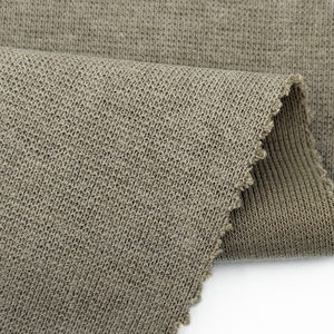 COTTON/<b>SPANDEX</b> Stretch Solid Rib Fabric Very Heavyweight 450gsm 54" Wide Knitted Combed <b>Yarn</b> for Activewear & Apparel - Product Image 5