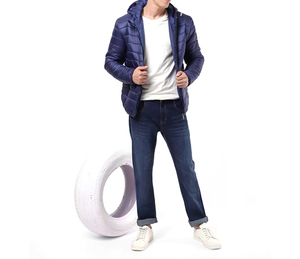 2026 Winter Solid Color Waterproof Double Face <b>Lightweight</b> with Zipper Closure Thicken High Quality Puffer <b>Jacket</b> - Product Image 4