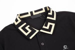 Camiseta Polo de Color Sólido con Logotipo Bordado Personalizado de Moda, 100% Algodón, Uniforme de Negocios de Golf para Hombre - Product Image 4