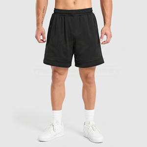 กางเกงขาสั้นเล่นกีฬาสำหรับผู้ชายผ้าทอทอแบบลำลองขนาด Xs มีโลโก้ตามสั่ง - Product Image 2