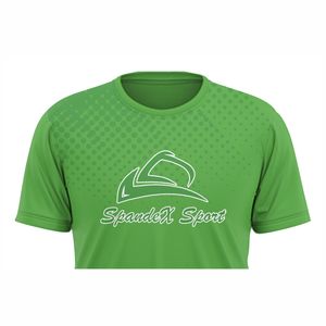 T-shirts en tricot personnalisés pour hommes avec impression sur mesure, tissu polyester/coton, coupe classique - Product Image 3