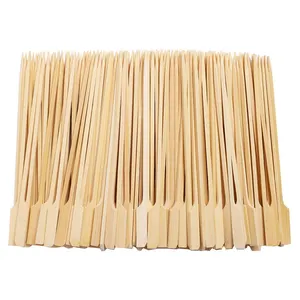 Wholesale cheapest price dried natural color bamboo skewers - Bamboo skewer Bamboo BBQ tools