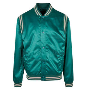 Vente directe d'usine veste d'hiver en satin marque privée veste en satin pour hommes vêtements décontractés veste en satin pour hommes - Product Image 1