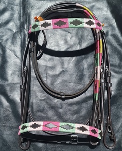 Brida de Polo de cuero genuino de calidad superior, brocas de equitación ecuestre occidental duraderas, productos de caballo de gama alta - Product Image 1