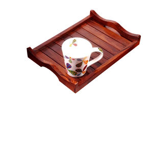 Bandeja de madera para servir o bandeja para servir chocolate Servidor de postres Bandeja de madera Servidor de comida y postres deliciosos - Product Image 2