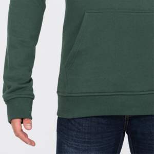 Sudadera con capucha y cremallera para mujer de alta calidad-Logotipo personalizado, algodón de gran tamaño, talla grande y alta, manga larga para gimnasio e informal - Product Image 5