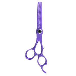 Tijeras profesionales de hoja recta de acero inoxidable de 6,5 pulgadas, afiladas para salón y hogar, corte de pelo, producto de suministro de belleza - Product Image 5