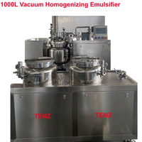 Mélangeur émulsifiant d'homogénéisation sous vide industriel entièrement automatique TENZ/Solution d'homogénéisation avancée pour produits de haute qualité