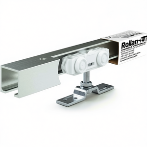 ระบบรางเลื่อนไม้แบบครบชุด Rollan 40 NT รับน้ำหนัก 40 กก. ความยาว 1900 มม. ติดตั้งบนผนัง/เพดาน GEZE 50-97 ซม. - Product Image 3