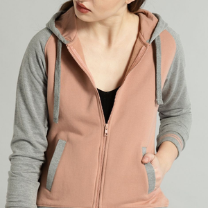 <b>Sleeveless</b> <b>Hoodie</b> Women Wholesale Soft Cotton Casual Pullover Fashion Lightweight Long Sleeve Breathable <b>Hoodie</b> OEM Bulk - Product Image 3