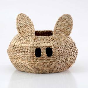 Prix de gros pour la décoration et le rangement de la chambre d'enfant, paniers en jacinthe d'eau, panier en osier durable - Product Image 6