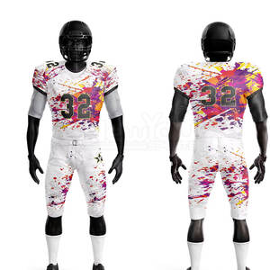 Uniforme de football américain sur mesure à vendre à bas prix, uniforme de football américain imprimé par sublimation - Product Image 1