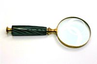 Loupe portative avec poignée, loupe de lecture portable, lentille transparente pour livres, documents, cartes, inspection de bijoux