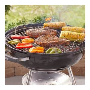 Parrilla compacta de carbón con diseño de hervidor - Negra 1502061 - Product Image 2