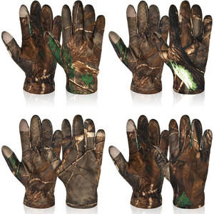 Guantes de Caza Ligeros de Camuflaje para Hombre, Guantes Resistentes a la Intemperie, Guantes de Caza Salvaje, Proveedor de Fábrica con Logotipo Personalizado - Product Image 1