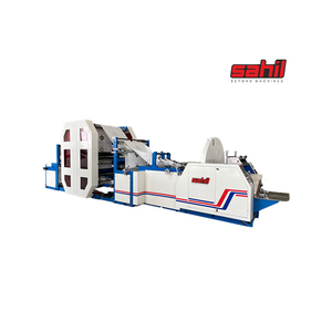 Máquina para fabricar bolsas de papel con fondo en V, precio al por mayor, con impresión en línea de 4 colores - Product Image 1